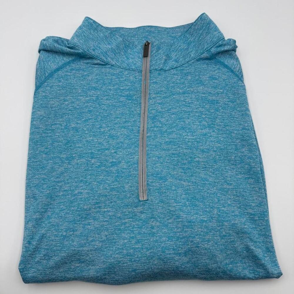 Peter millar blue quarter zip long sleeve quarter zip size XL